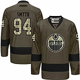 Glued Edmonton Oilers #94 Ryan Smyth Green Salute to Service NHL Jersey,baseball caps,new era cap wholesale,wholesale hats